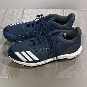 Adidas Men's Dark Blue Navy Baseball Metal Cleats